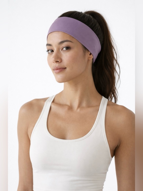lululemon athletica Accessories - Lululemon reversible white/lavender headband